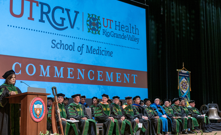 UTRGV School of Medicine commemorates fifth commencement related article.