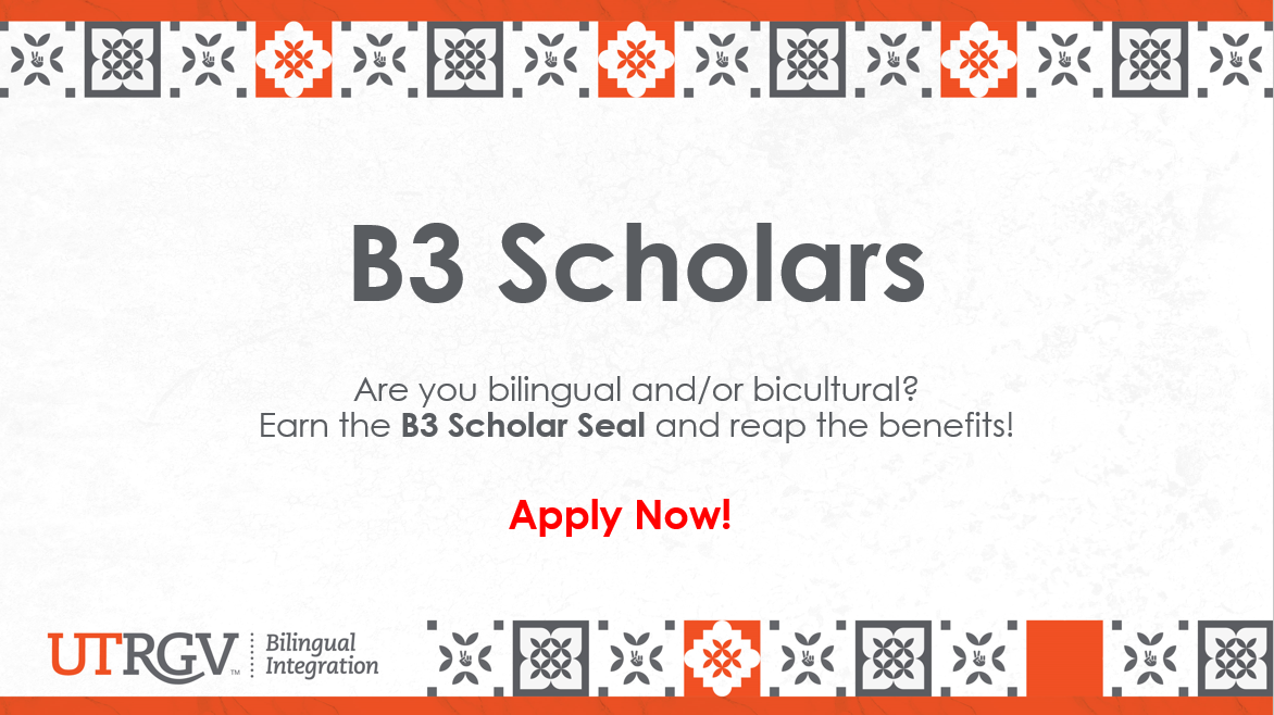 B3 Scholars Apply Now. Earn the B3 Scholar Seal and reap the benefits