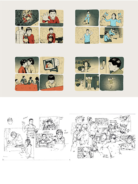 Visual Narrative and Storyboarding for an Illustrated Book by Pedro Antunes (Student)