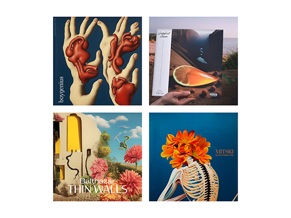 AI LP Covers by Aisha Vander Borght, Jan Vandormael, Nikita Verrecas, Imke Desmyter (Student)