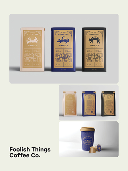 Foolish Things Coffee Co. Identity by Aly Zata (Student)