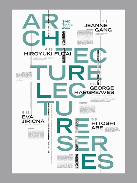 Architecture Lecture Series Poster by Liz Mathews (Student)