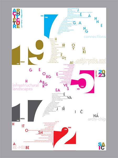 Architecture Lecture Series Poster by Misha Poklad (Student)