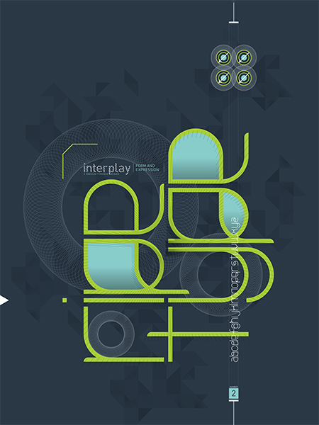 Interplay Typeface Specimen Poster by Robert Grame (Professional)