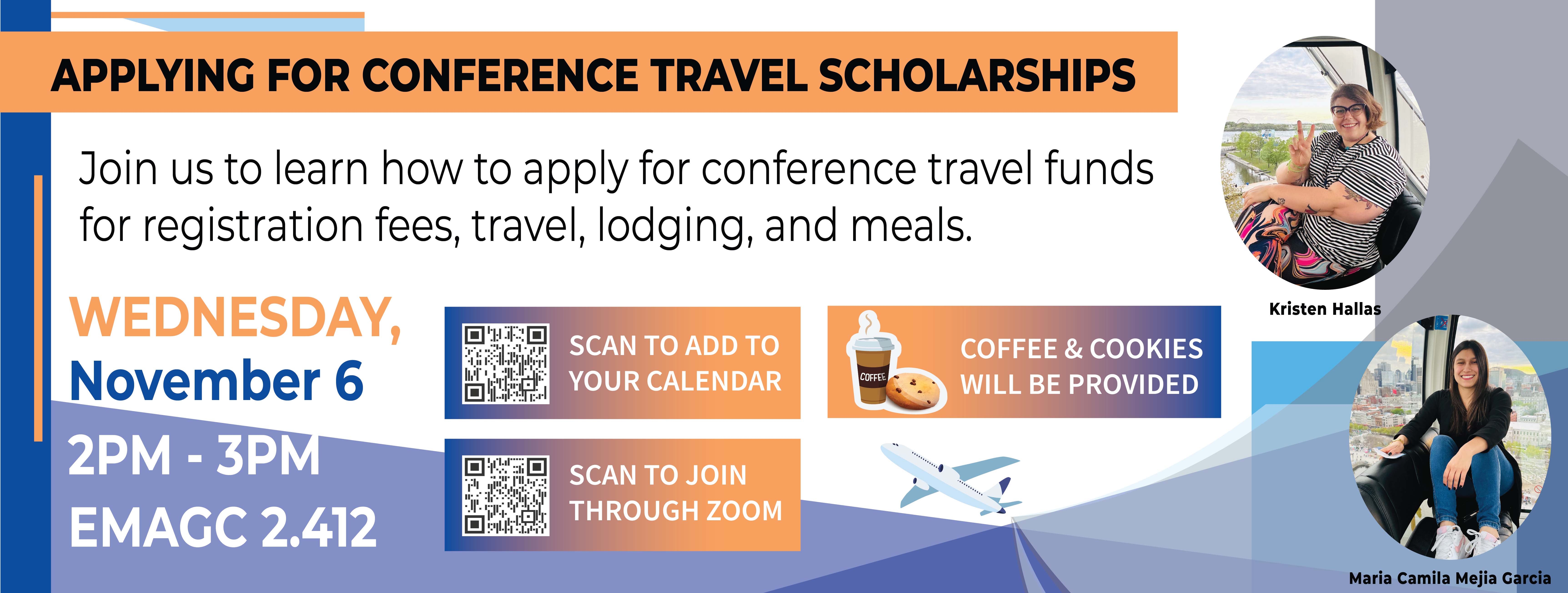 Applying for conference travel scholarship