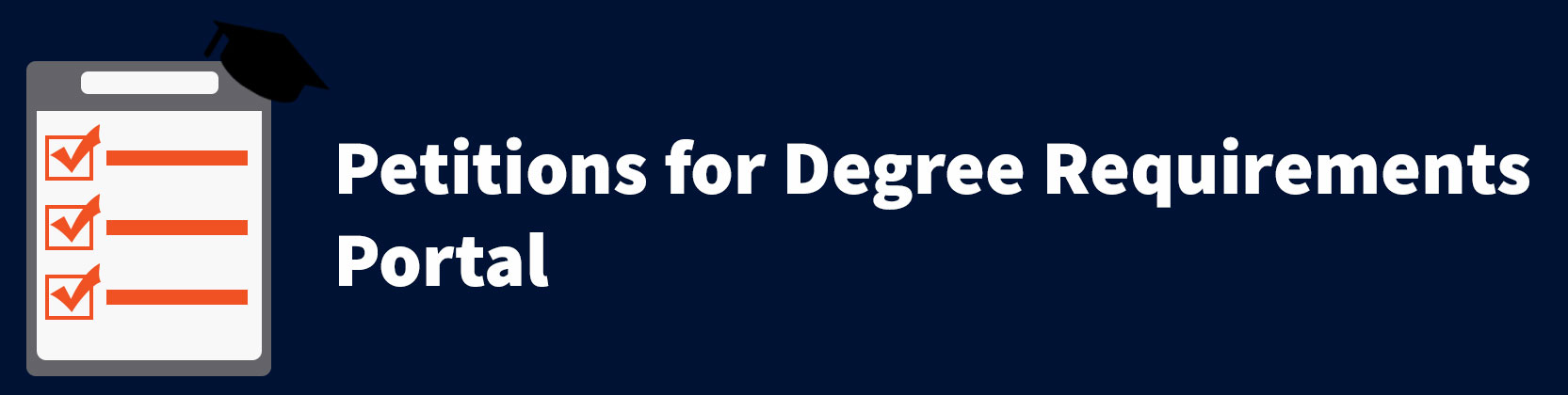 Checklist Petitions for Degree Requirements