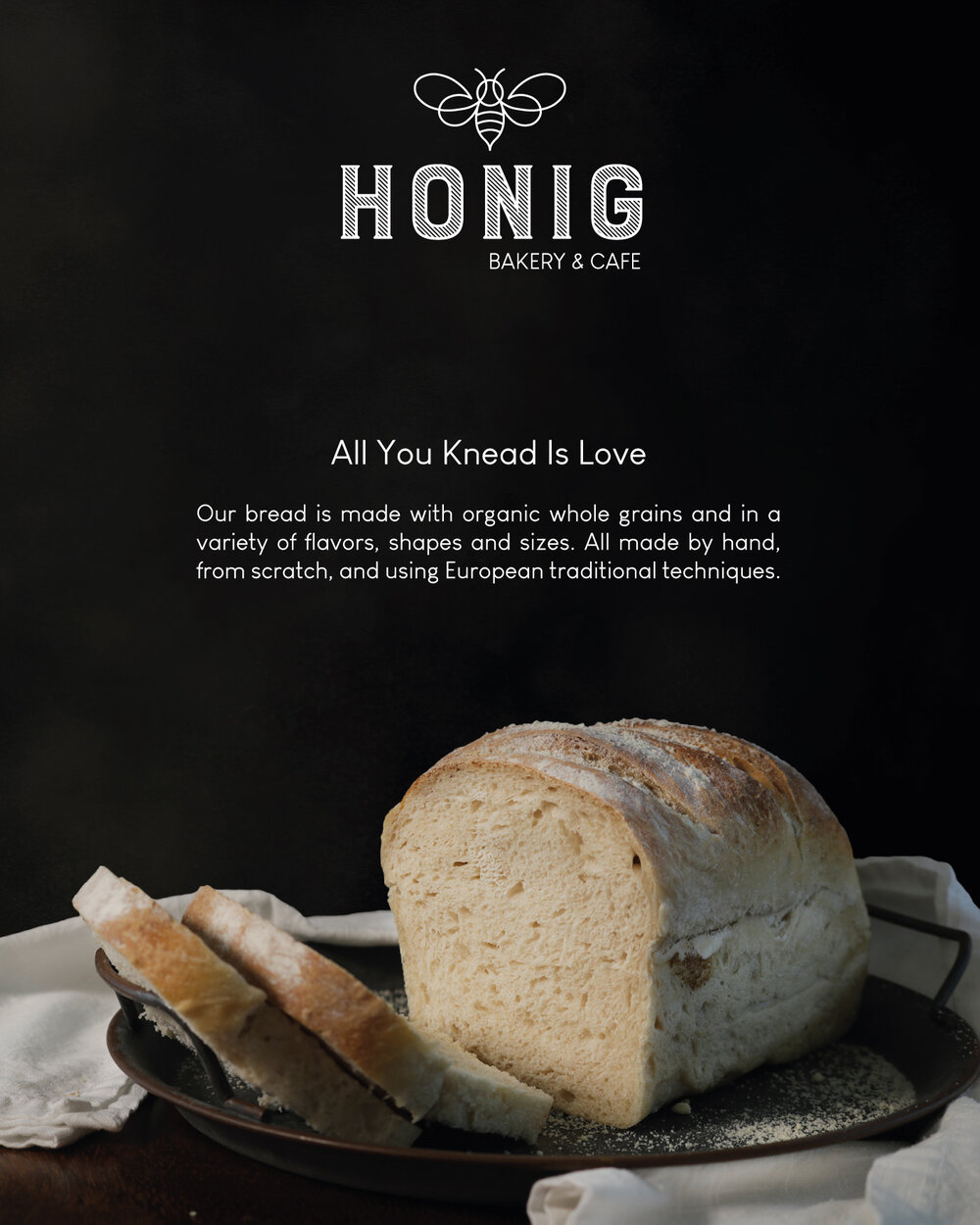 Honig Bakery & Café Advertisement / 30” x 24”