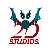 2D Studios exhibit logo
