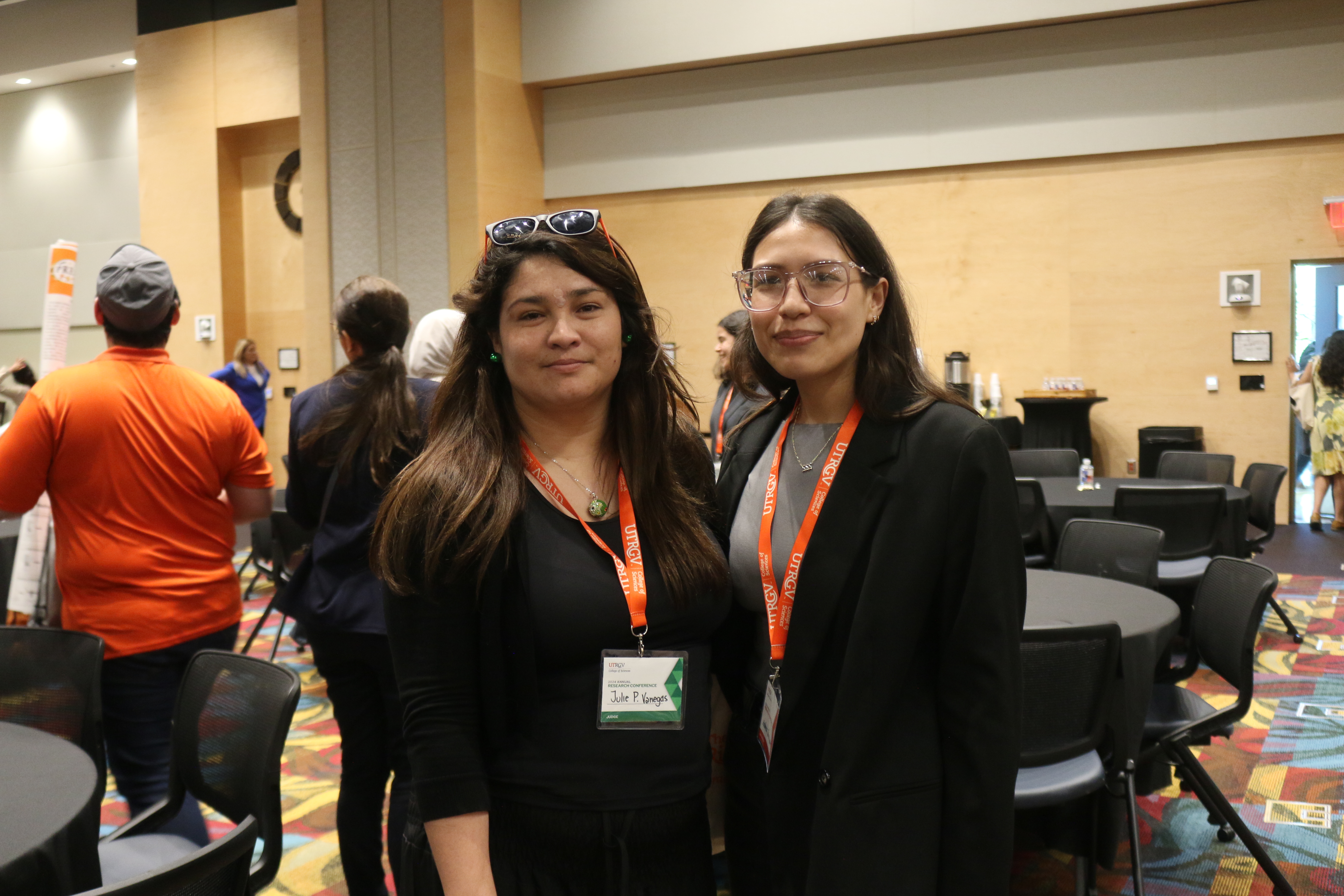 Dr. Julie Vanegas and Andrea Quezada at the Annual Research Conference