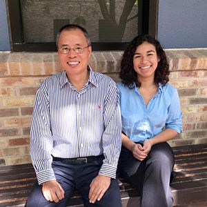 Dr. Yingchen Yang and Melanie Suarez