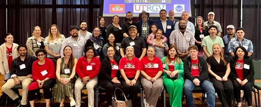 Group photo of the 2024 Summer Institute grant team, UTRGV faculty and AVE Frontera family leaders Page Banner 