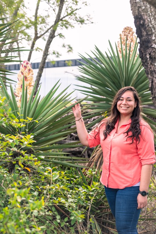 Gisel Garza, a UTRGV alumna, 