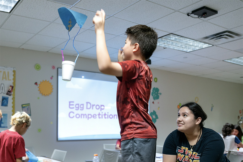 UTRGV continues to host summer camps throughout the month of July. (UTRGV Archival Photo by Paul Chouy)