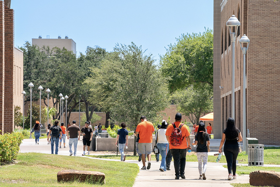 TimelyCare, a 24/7 online service available to UTRGV students, provides mental health support for free and includes therapy by appointment, on-demand emotional support, health coaching, and an online peer support community. (UTRGV Photo by Paul Chouy) 