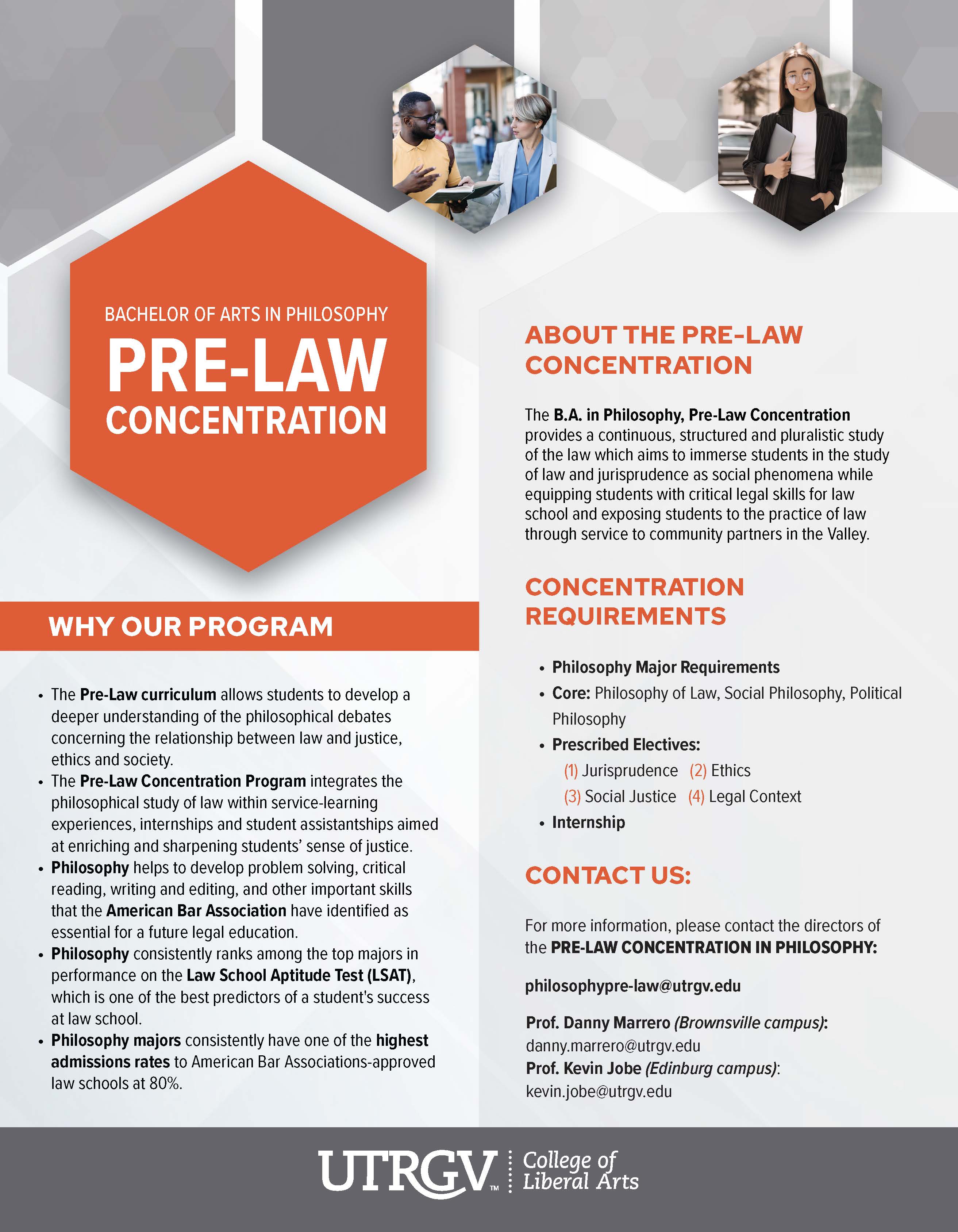 pre law branding flyer