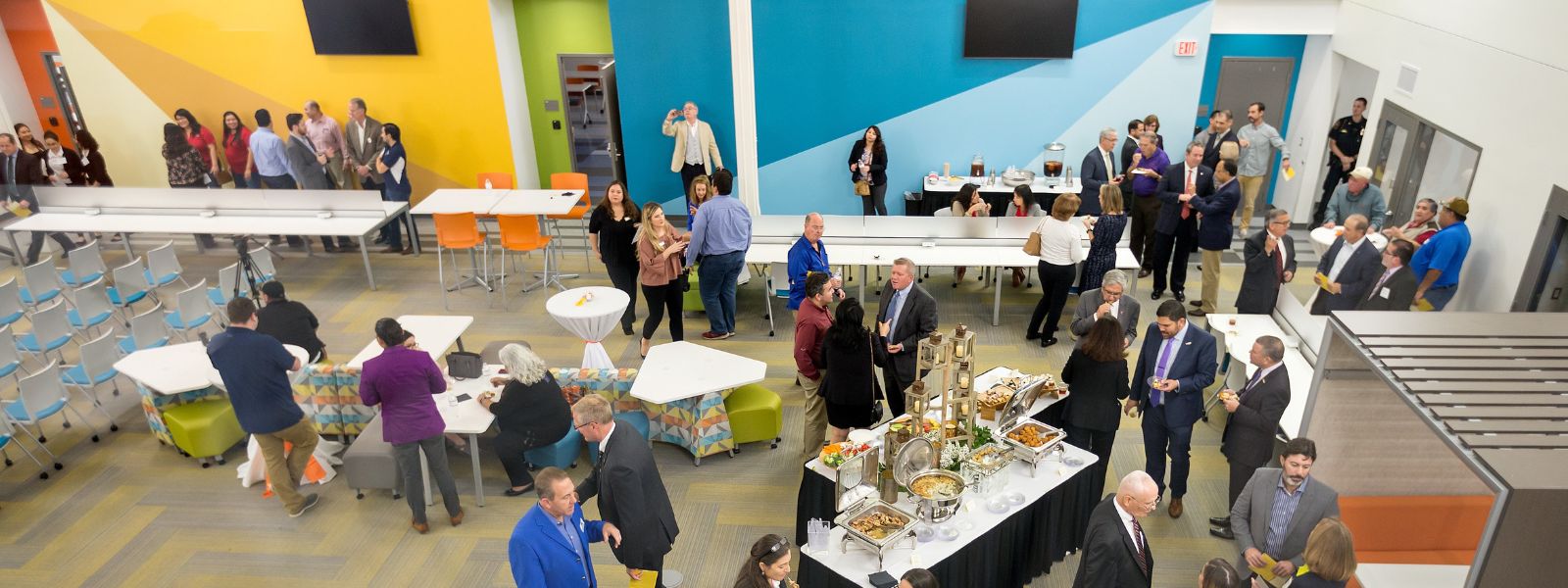 People gather at Center for Innovation and Commercialization