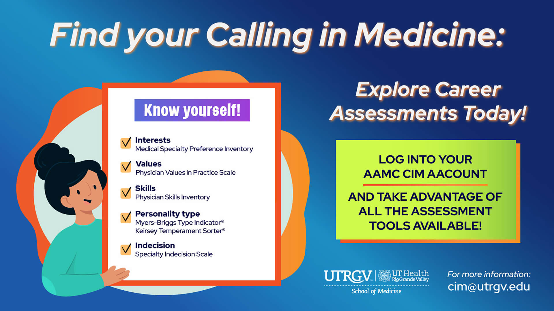 Find your Calling in Medicine: Explore Career Assessments Today Page Banner 