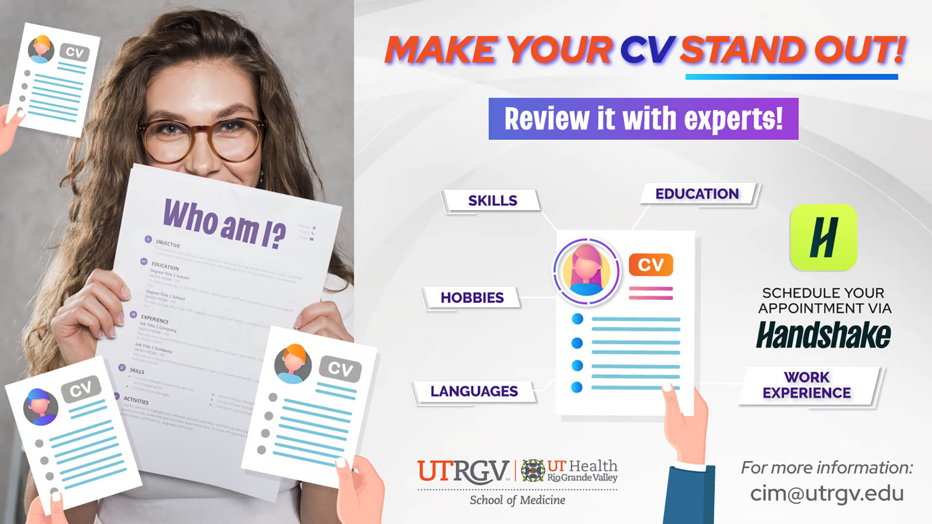 Make Your CV Stand Out! Review it with experts! Page Banner 