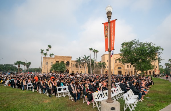 UTRGV graduated nearly 800 of its more than 4,000 Spring 2024 graduates, with the first ceremony on the Brownsville Campus. (UTRGV Photo by David Pike)