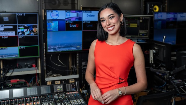 UTRGV alum Karla Salinas’s workdays vary. She is currently a lifestyle show host for a KRGV's Take 5. She says her passion is getting share people's stories. She graduated from UTRGV with a degree in international business. (Video by UTRGV Creative Services)